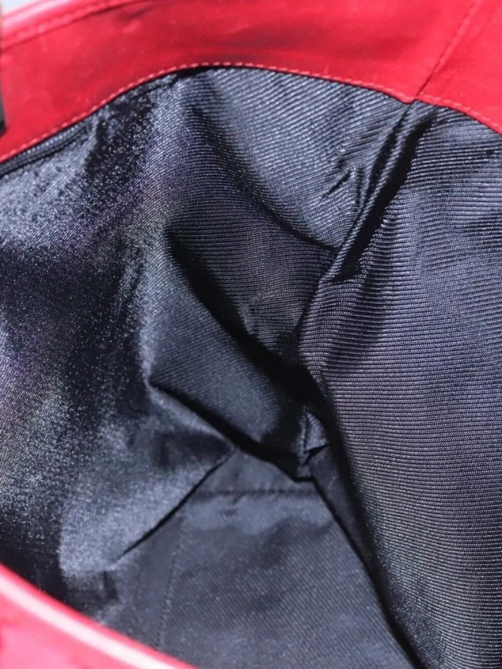 GUCCI GG Canvas Tote Bag Red gold 002 1098 Auth nb221 - Picture 11 of 16